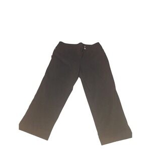 Style & Co Womens Black Straight Leg Dress Pants Size 12